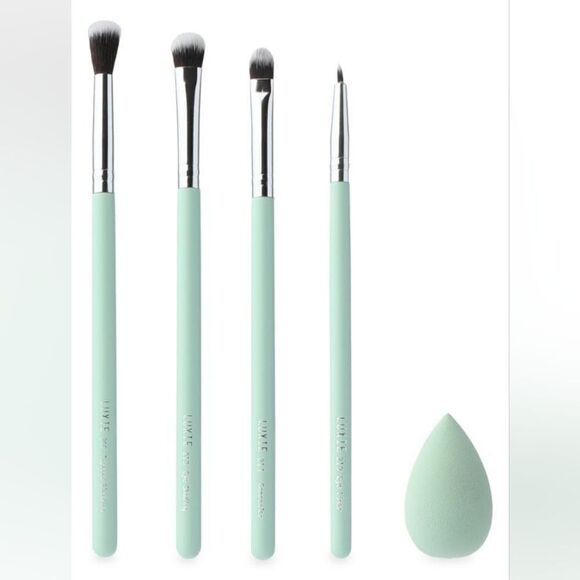 LUXIE Spring Fling 5 Piece Brush set with Case - Picture 2 of 9